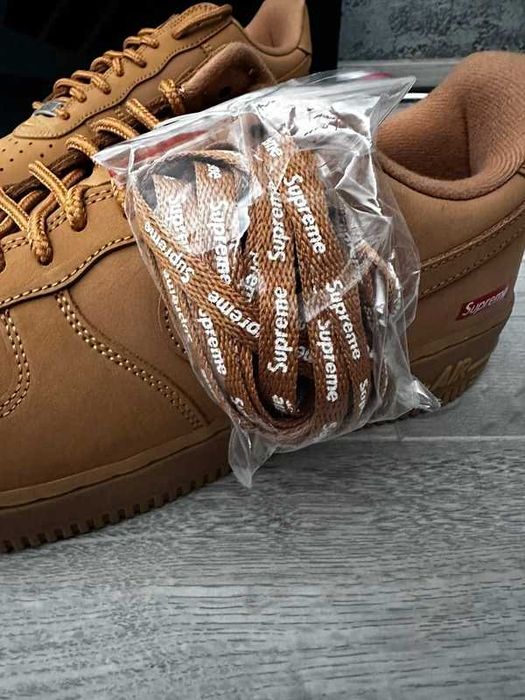 Buty sportowe Nike_Air_Force_1_Low_Supreme_Wheat R.46