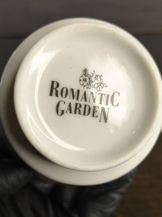 Vintage filiżanka romantic garden ⁷⁰