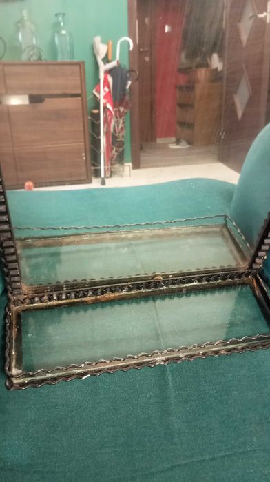 Lustro w kutej ramie 40 x 80 cm