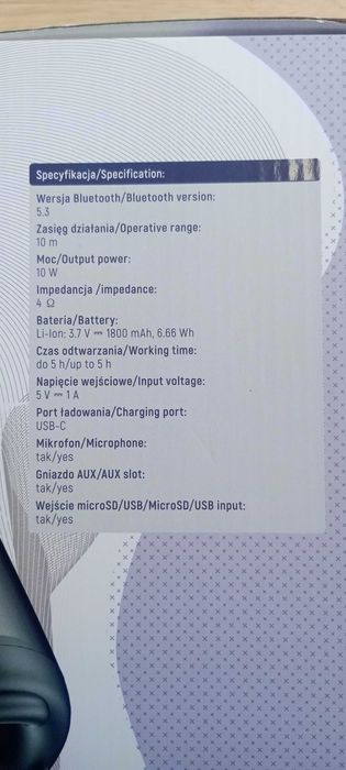 Głośnik Bluetooth LED