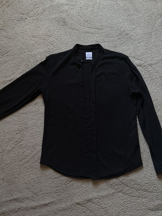 Чоловіча Сорочка Zara slim Fit total black m
