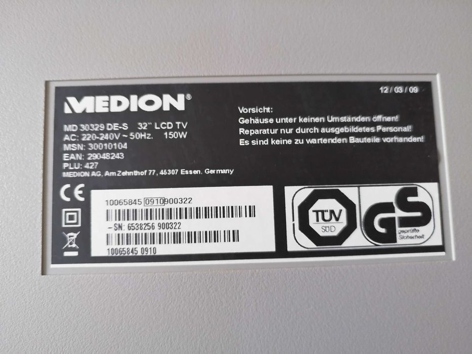 Telewizor Medion.