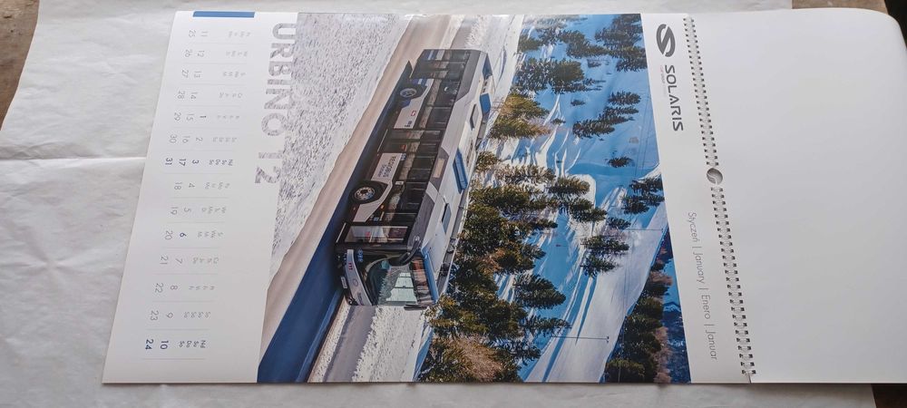 kalendarz autobusy solaris