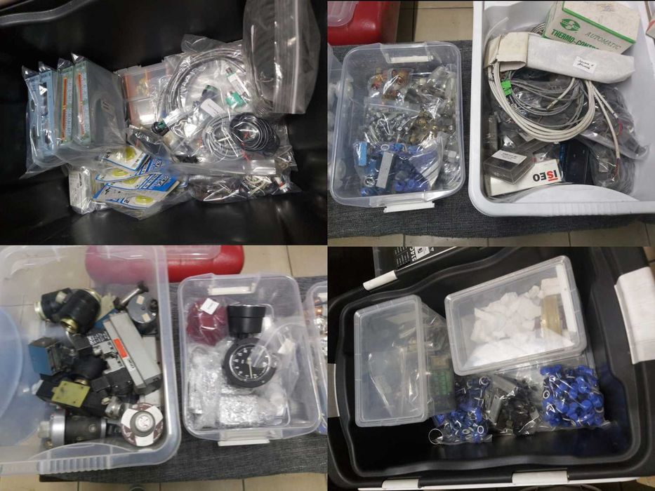 Componentes Industriais - Lote de Material