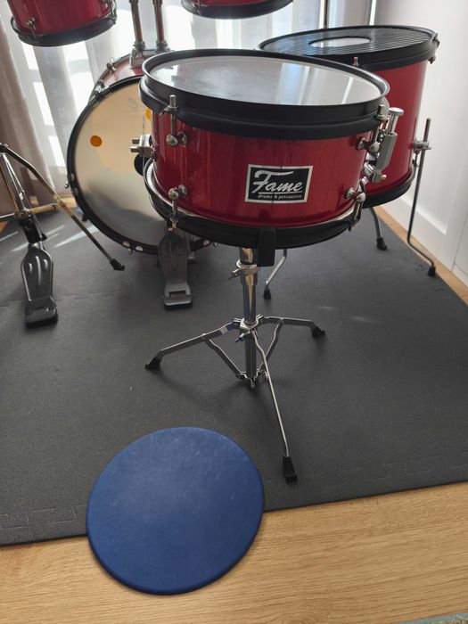 BATERIA Junior - Fame JBJ1049A "Elias" Junior 5-Piece Drum Kit (Red)