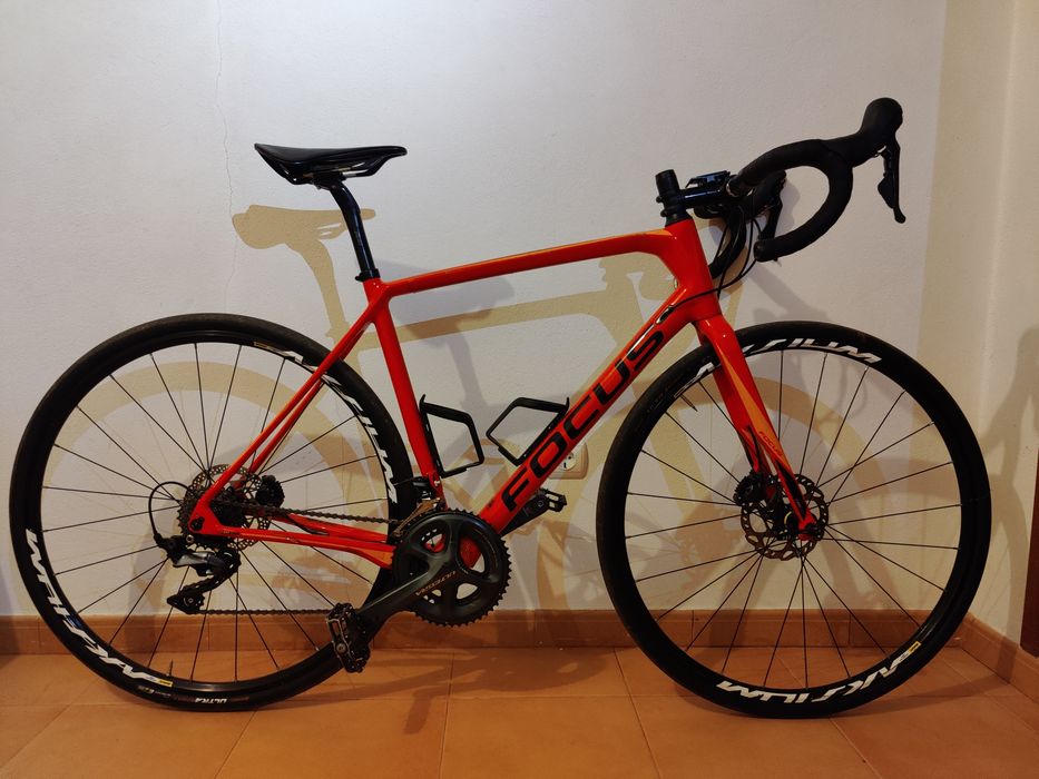 Road bike carbono Focus paralane Ultegra Orange Sunset
