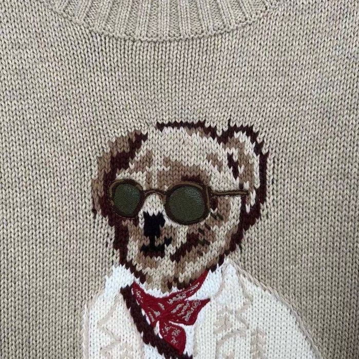 Sweter RL Miś! Bear New model! Premium od ręki! XS S M L