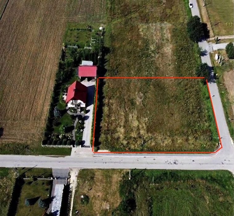 Działka 1762 m² pod dom | Brzegi, gmina Sobków | 20 min od Kielc