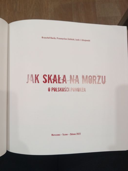 Книга польською мовою історія Поморського краю