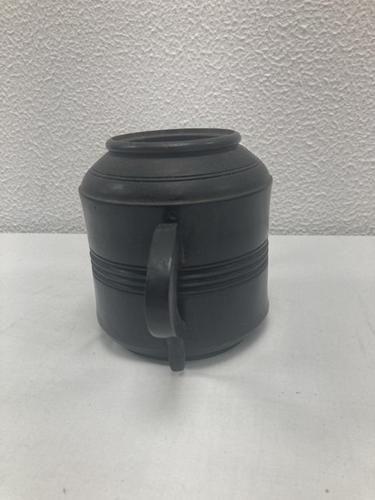 Bule em Pau Preto, 2 Castiçais cromados