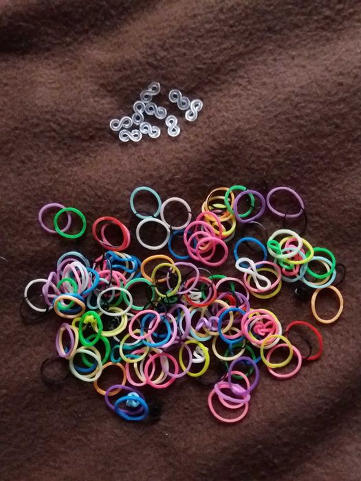 Kolorowe gumki do warkoczyków 173 sztuki