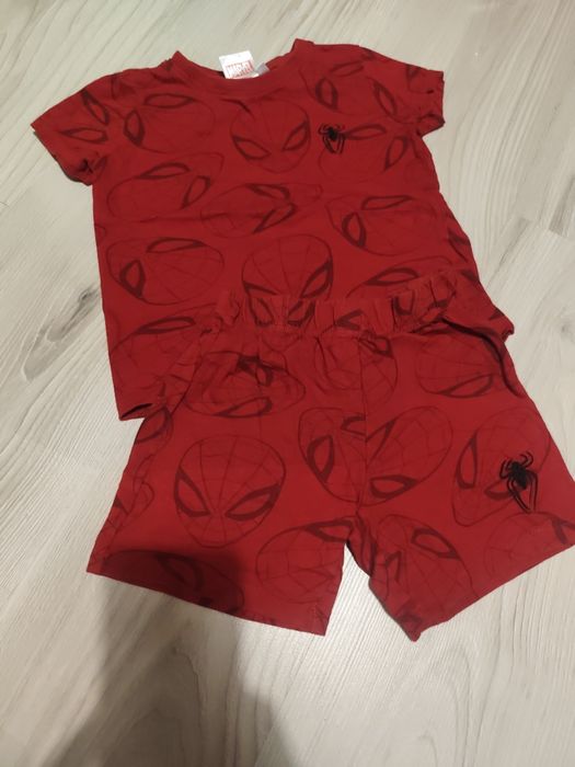 Czerwona piżama spiderman marvel 98 104