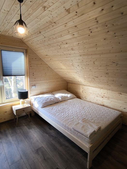 Domek nad jeziorem z SAUNĄ | 6 os | cisza, taras, 300 metrów od plaży