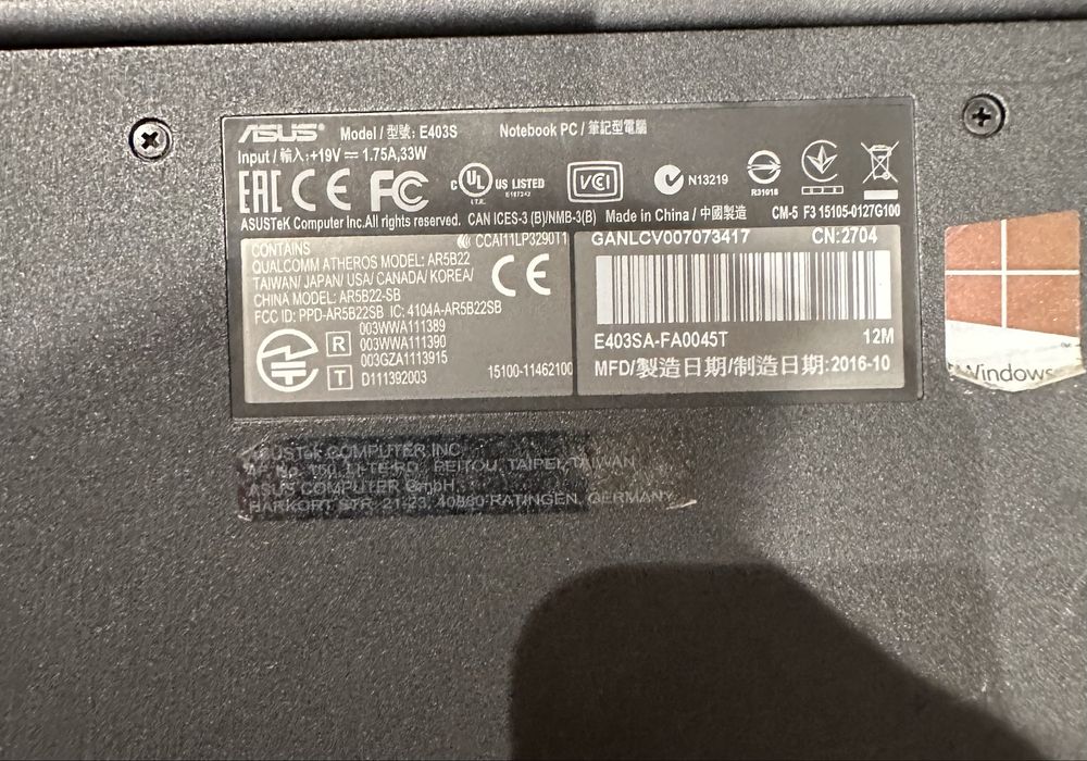 Ноутбук Asus UX32V 13.3" 4GB RAM/120GB SSD! Ma653