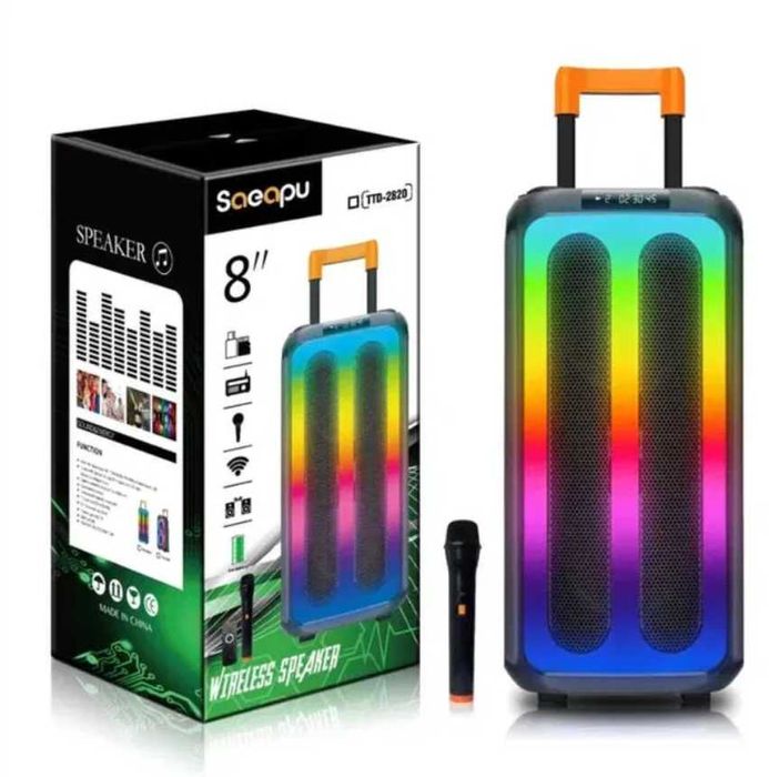 Музыкальная колонка TTD-2820 — мощная акустика для дома и улицы