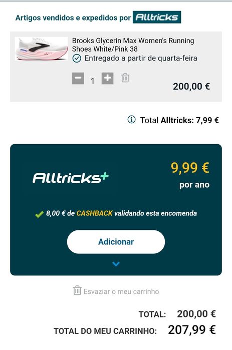 Sapatilhas brooks glycerin max