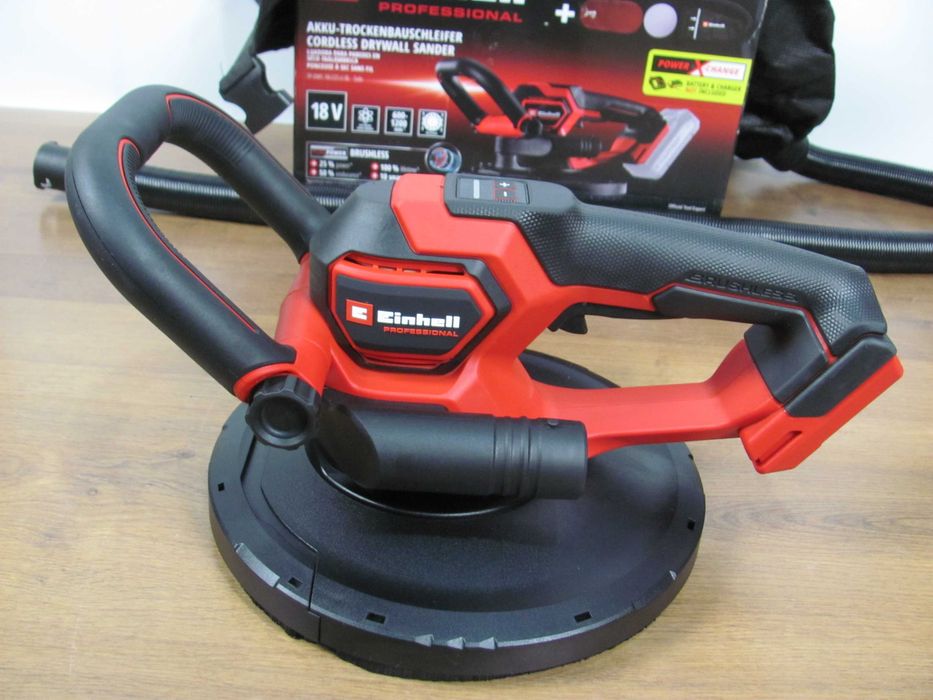 Шліфмашина для стін серії Professional безщіткова Einhell TP-DWS 18/225 Li BL професійна та Шліфмашина дельтавидна Einhell TE-OS 18/150 Li з Німеччини