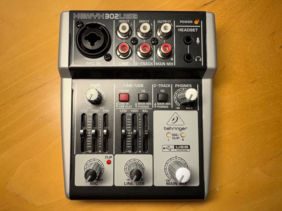 Mikser Behringer Xenyx 302USB z interfejsem audio USB