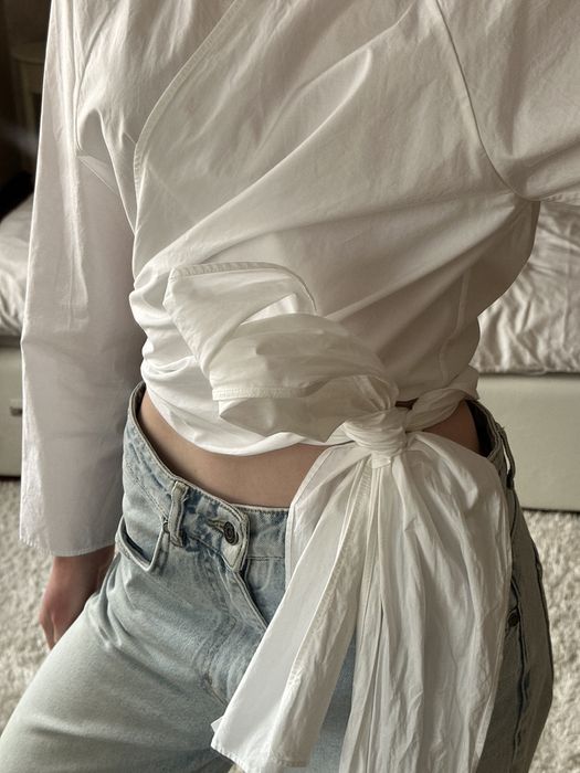 сорочка на завʼязку Massimo Dutti
