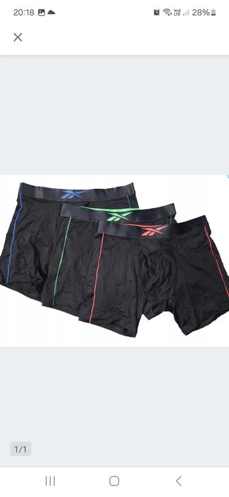 Bokserki Reebok rozmiar M