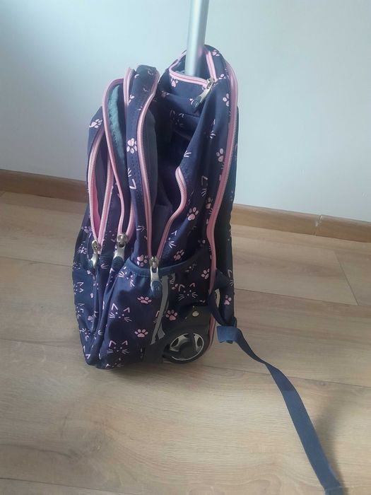 Plecak na Kółkach z Kotkami Kot Szkolny St.Right Majewski [TB1]