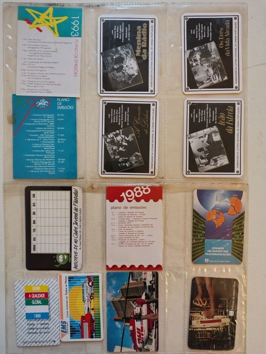 Coleção de 2,170 Calendários