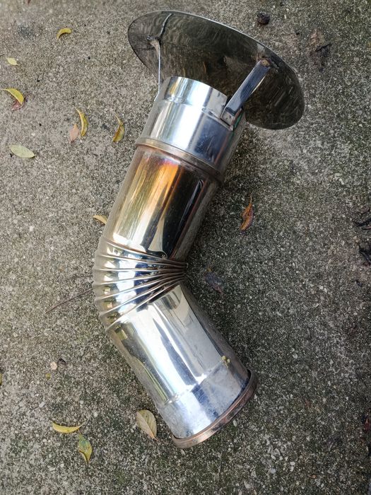 Tubos de inox para chaminé – usados (lote completo)