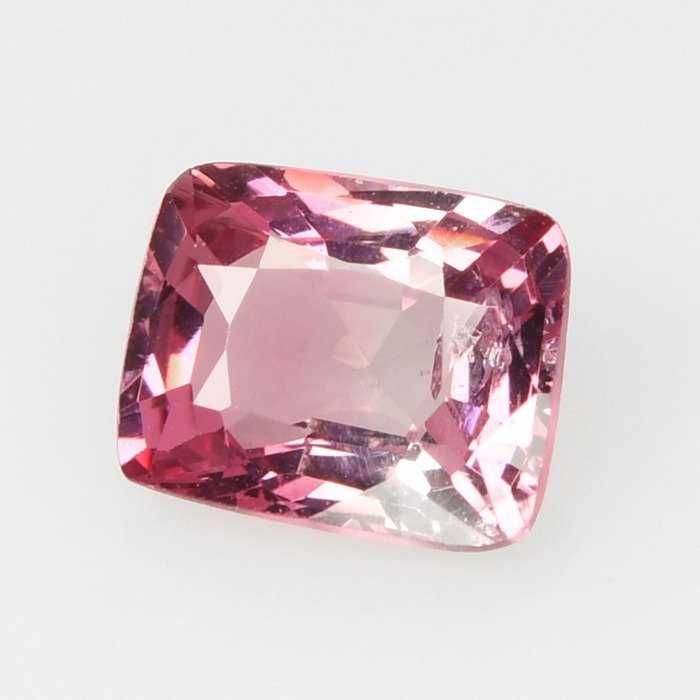Pedra preciosa Spinel 0.78ct rosa vivo intenso