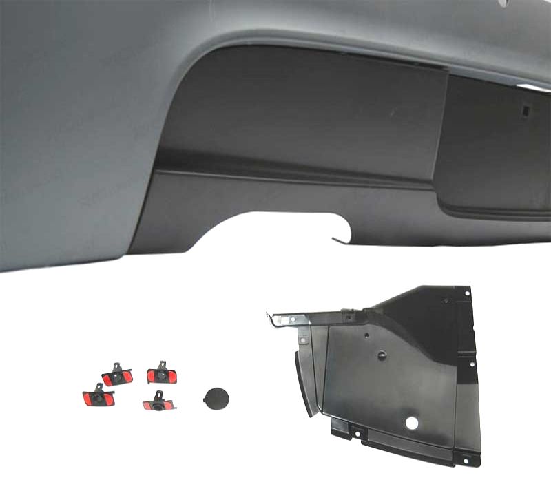 PARA-CHOQUES TRASEIRO BMW E81 E87 04-11 LOOK M PDC