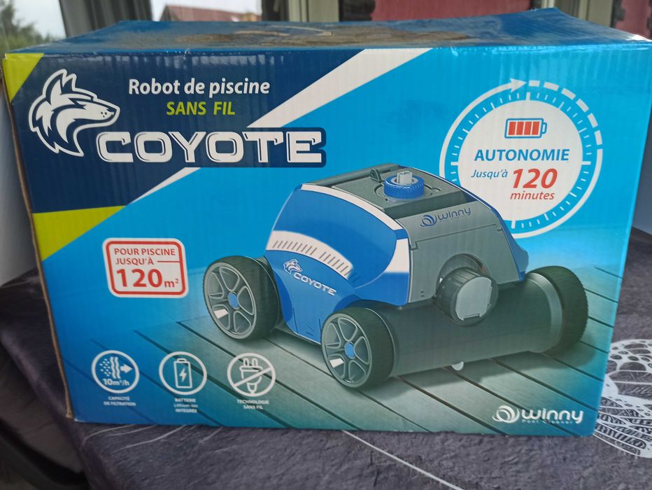 Bezprzewodowy odkurzacz do basenu basenowy Coyotte kpl.