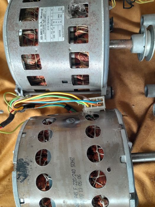 Motores de máquinas de lavar só roupas só tenho os em alumínio mais p