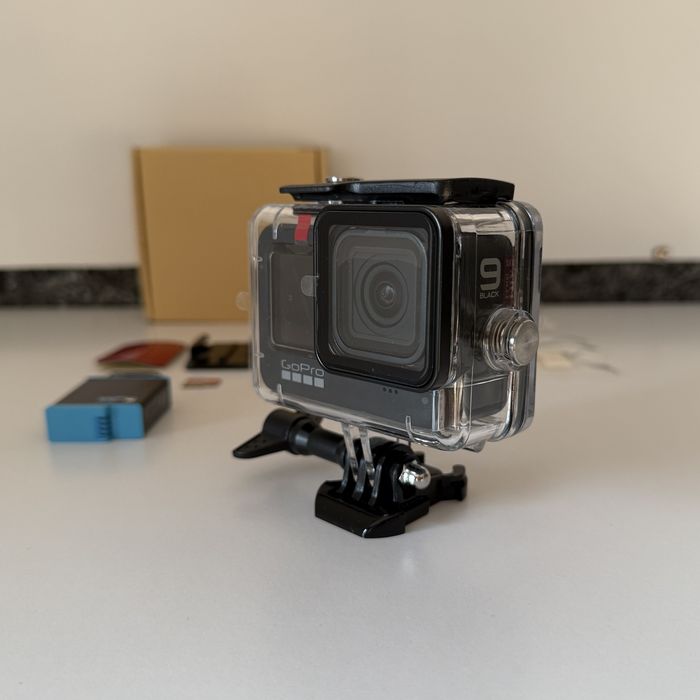 НОВА! GoPro Hero 9 Black екшн камера високого класу з 4K та 5K відео стабілізацією зображення для хоббі подорожей Time Lapse