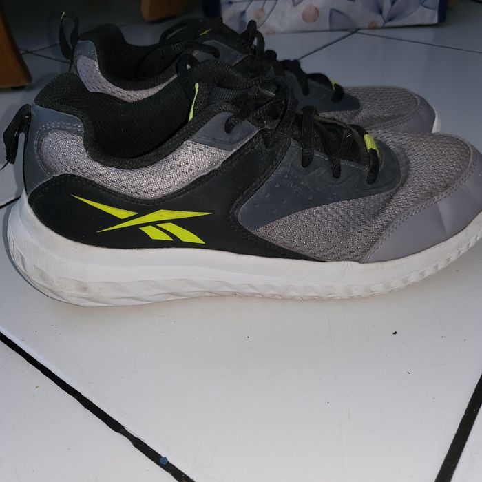 Buty dziecięce Reebok Rush Runner 4.0 r. 37 (24 cm) | Lekkie szaro-czarne sneakersy