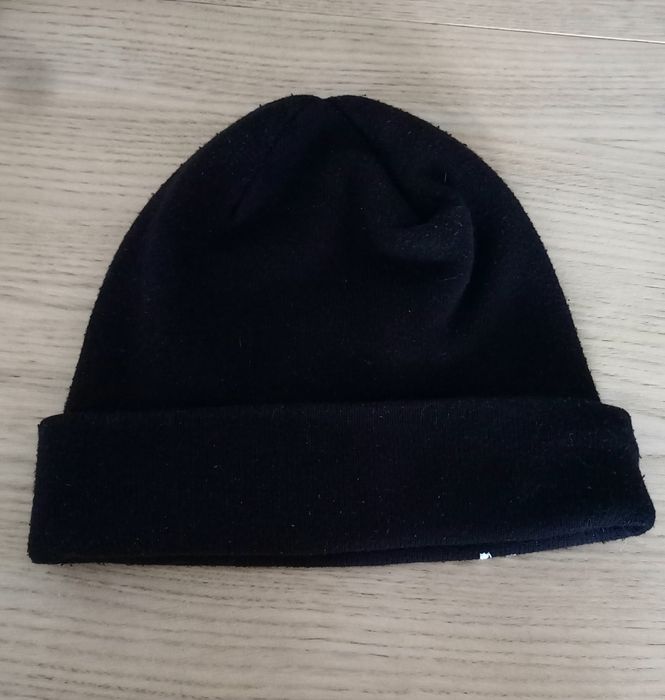 Czapka H&M czarna z czachą podwójna ciepła dla chłopca/męska rozmiar L