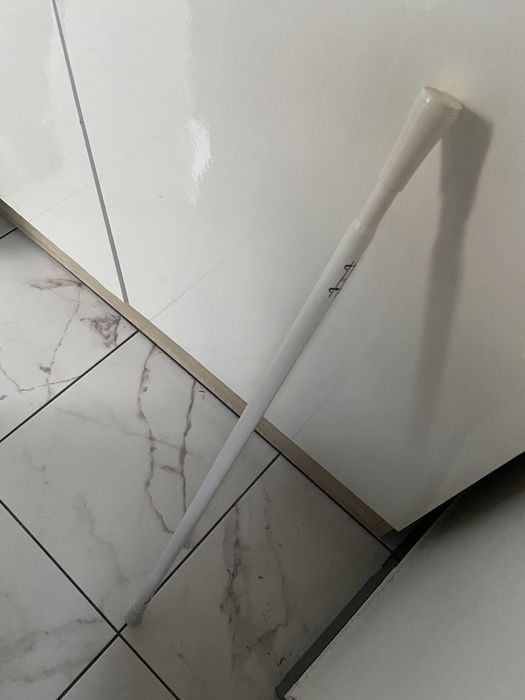 Varão extensivel de cortinado, branco, 70-120 cm