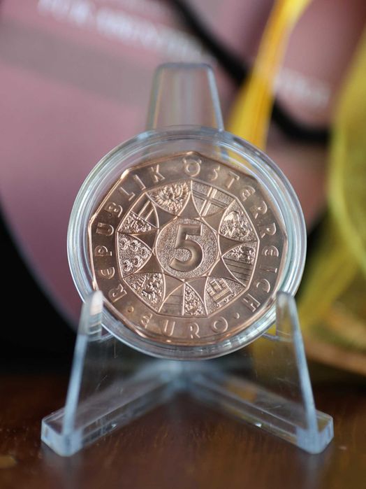 Áustria Moeda 5 € Cobre - 2022 - O pouco que sou eu