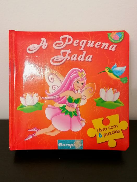 Livro com 6 puzzles Fada