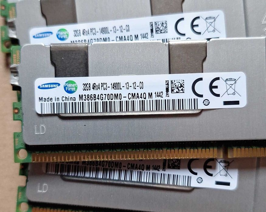 Pamięć RAM DDR3 do serwera po 16GB oraz po 32GB