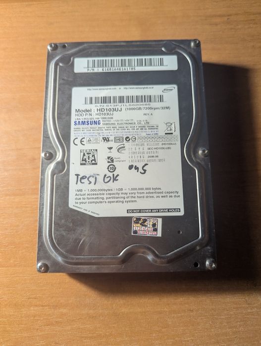 1Tb Sumsung / WD Blak 1Tb HDD
