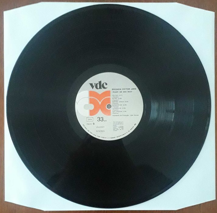 Brigada Vítor Jara disco de vinil "Quem sai aos seus"