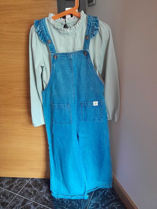 Jardineiras 6/7 ofereço blusa