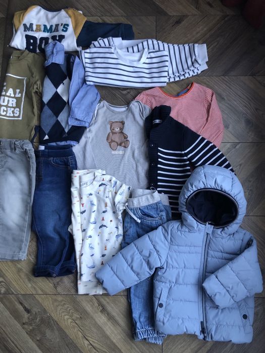 Лот речей на хлопчика 80 см куртка нова ,деякі речі  нові