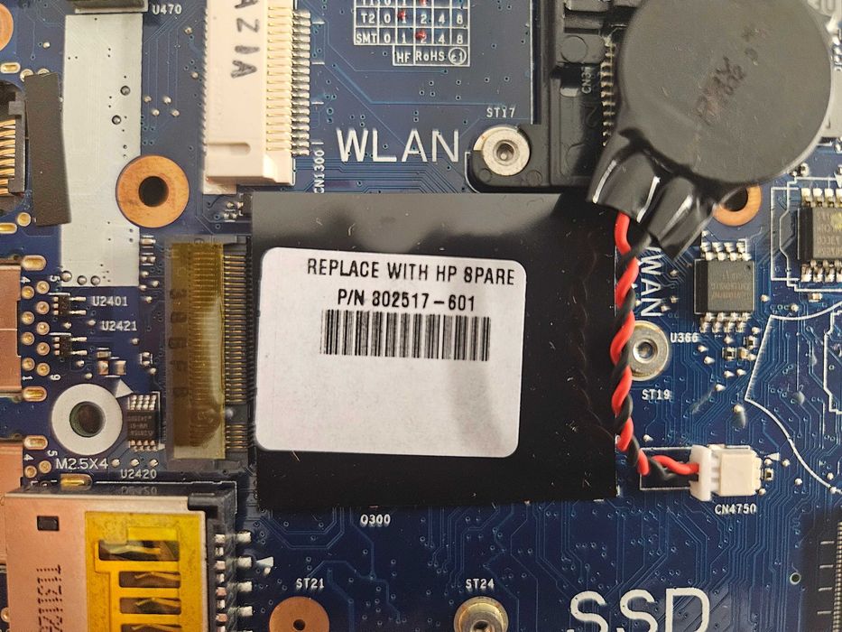 Vendo mainboard para HP Elitebook 840 G1 com PN: 802517.601