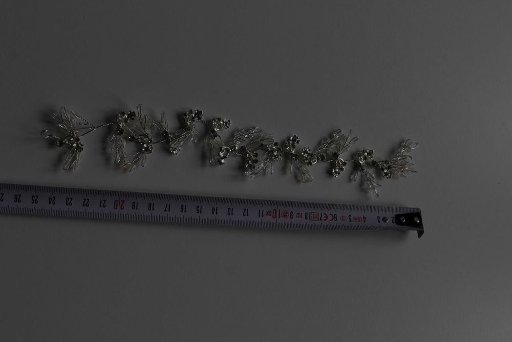 Wianek ślubny srebrny