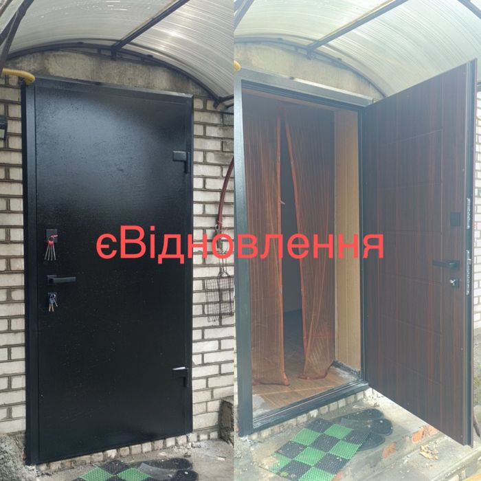 ДВЕРІ МЕТАЛЕВІ вхідні працюю з єВІДНОВЛЕННЯ дім,кв.,бомбосховище