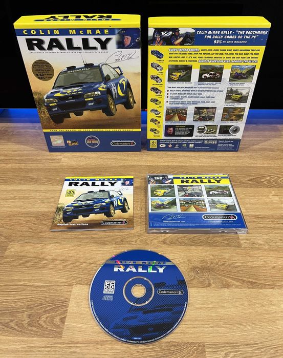 Colin McRae Rally 1 (PC EN 1998) BIG BOX angielskie premierowe wydanie