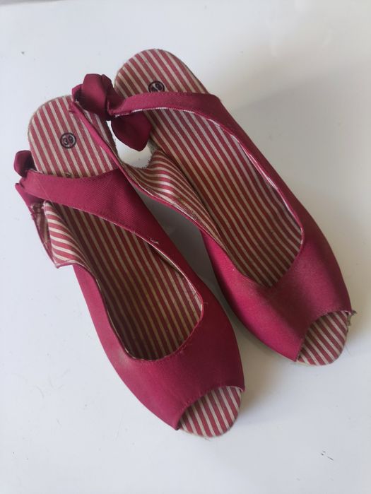Buty letnie sandały na koturnie roz 39