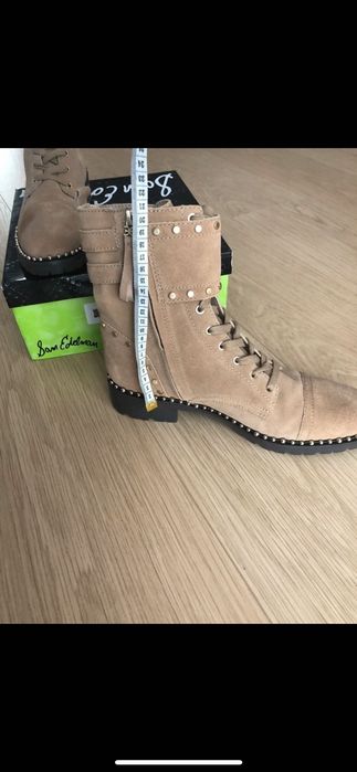 Botki kowbojki,motocyklowe firmy Sam Edelman model Jennifer rozmiar 43