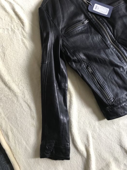 Kurtka skórzana Lindbergh nowa, naturalna skóra rozm. S