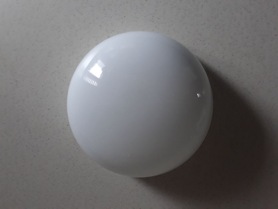 Plafon klosz sufitowy, ścienny biały okrągły